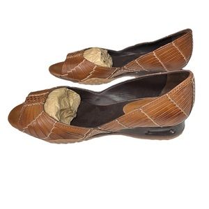 𝅺cole Haan Nike Air Open Toe Flats Narrow